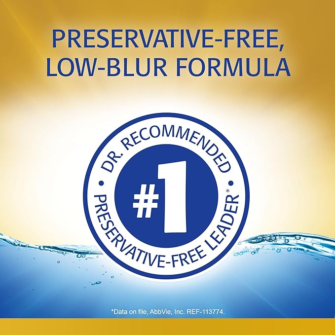 Refresh Optive MEGA-3 Lubricant Eye Drops 0.01 fl (0.4 mL), 30 Single-Use