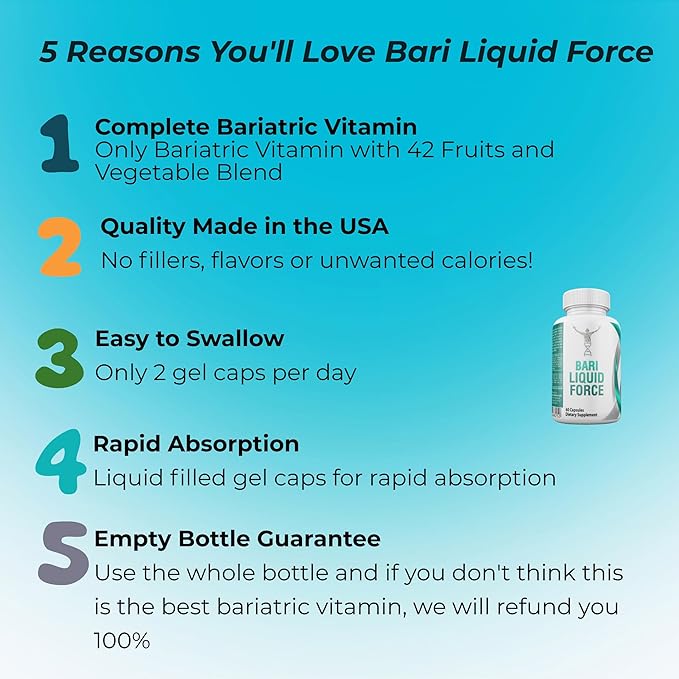 Universal Body Labs Bariatric Multivitamin with Iron 29 Vital 42 Superfruits,