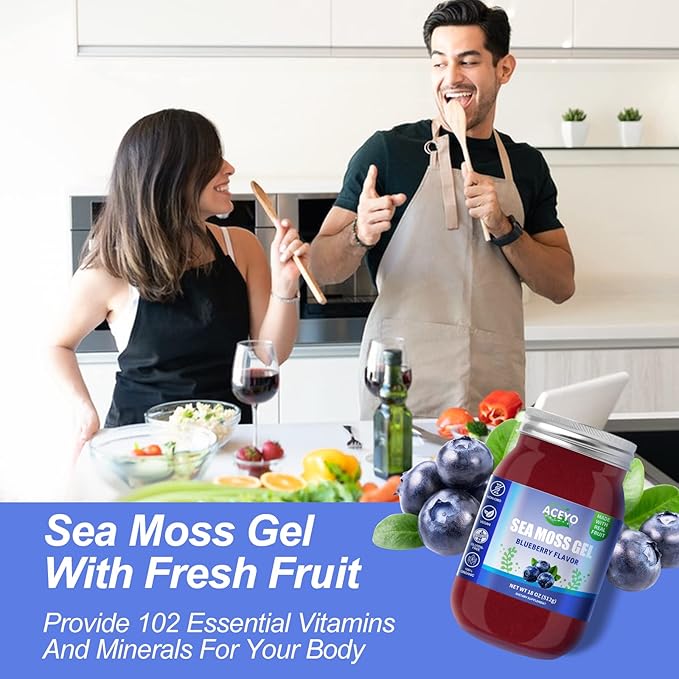 (18 OZ) Irish Sea Moss Gel 102 Vitamins