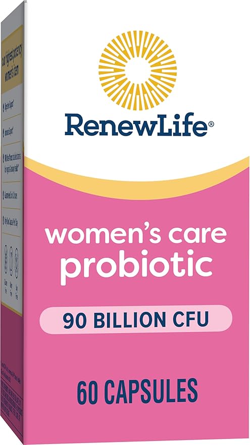 Renew Life Women's Probiotic Capsules, Supports 90 Billion 60 Ct