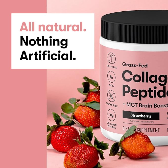 Perfect Keto Collagen Peptides Protein Powder with MCT Oil, Hydrolyzed Collagen, Type I & III Supplement, Gluten Free Grass Fed, Low Carb, Keto Coffee Creamer, Collagen for Women & Men, Salted Caramel