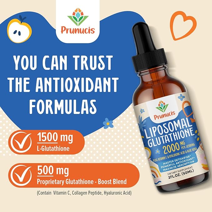2000 MG Liposomal Glutathione Liquid, 98% 12 FL.OZ