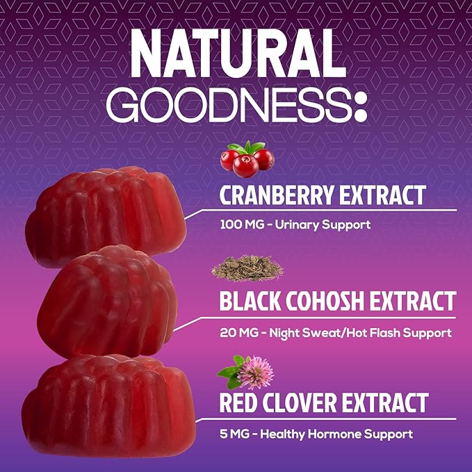 Menopause Probiotic for Women Gummy 3 Billion 120 Gummies