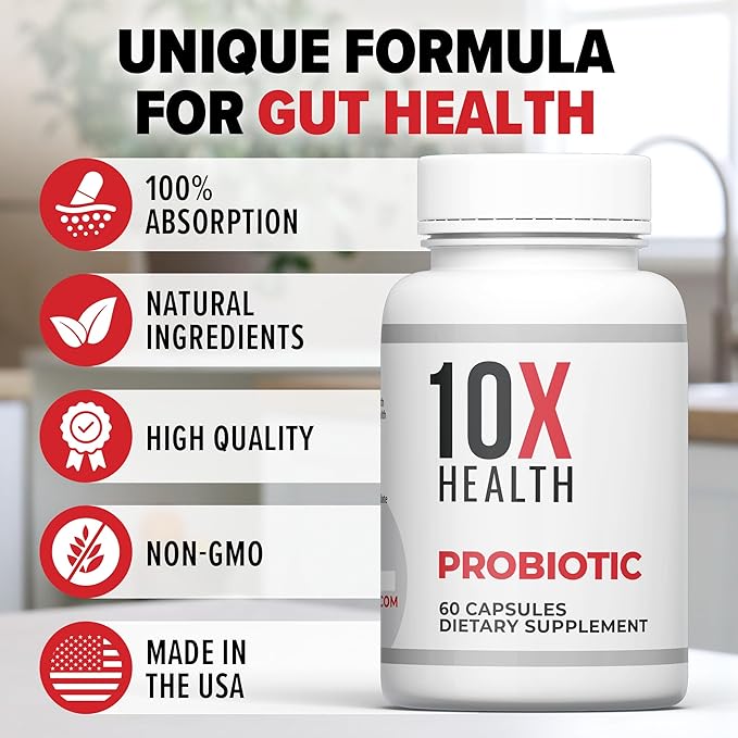 10X Health Probiotics (60 Caps)