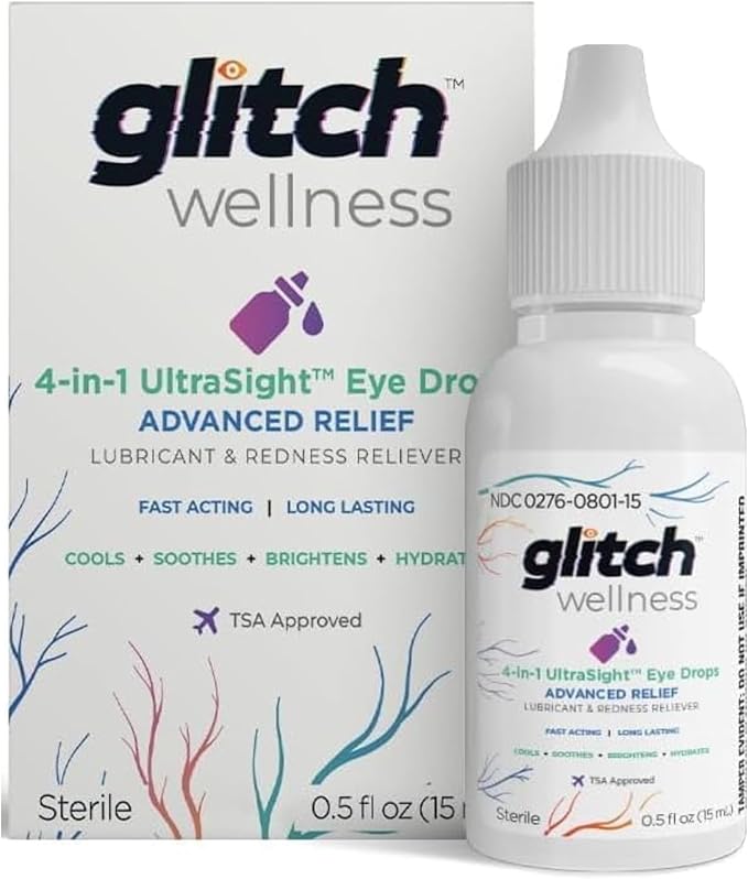 UltraSight Eye Drops for Dry Eyes 15mL 4 in 1 Advanced 0.5 Fl