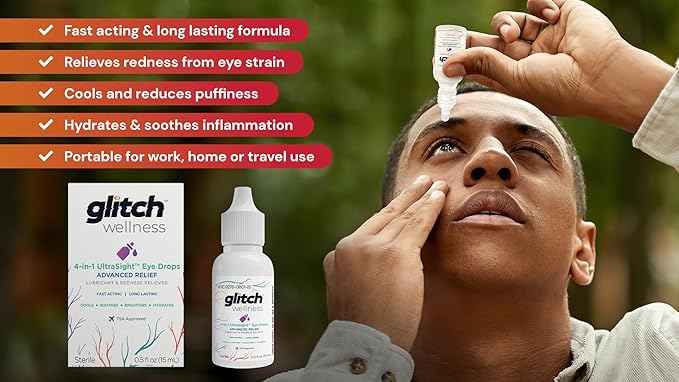 UltraSight Eye Drops for Dry Eyes 15mL 4 in 1 Advanced 0.5 Fl
