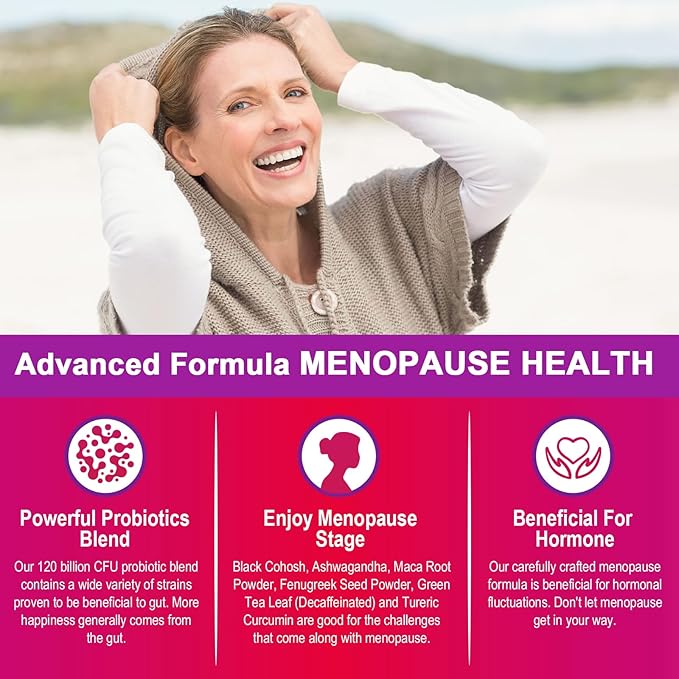 Menopause Supplements for Women, 120 Billion 240 Capsules