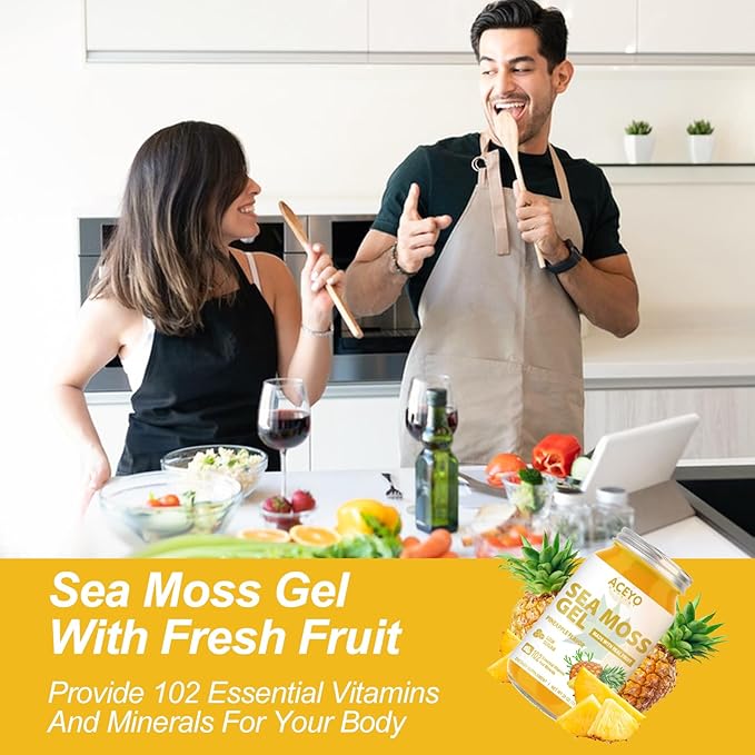 (28 OZ) Sea Moss Gel Organic 102 Vitamins