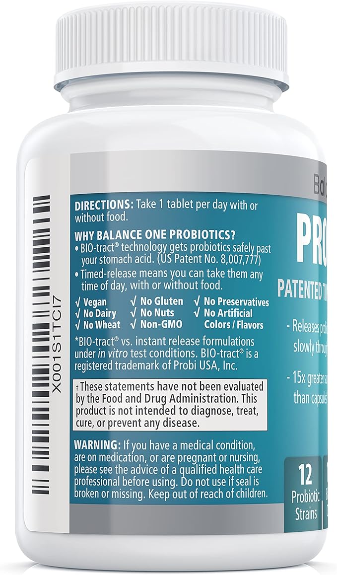 Probiotic, Daily Probiotics for Women & 15 Billion 12 Strains, 60 Time-Release