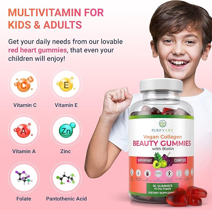 Purify Life Vegan Collagen Gummies (90 Chews)