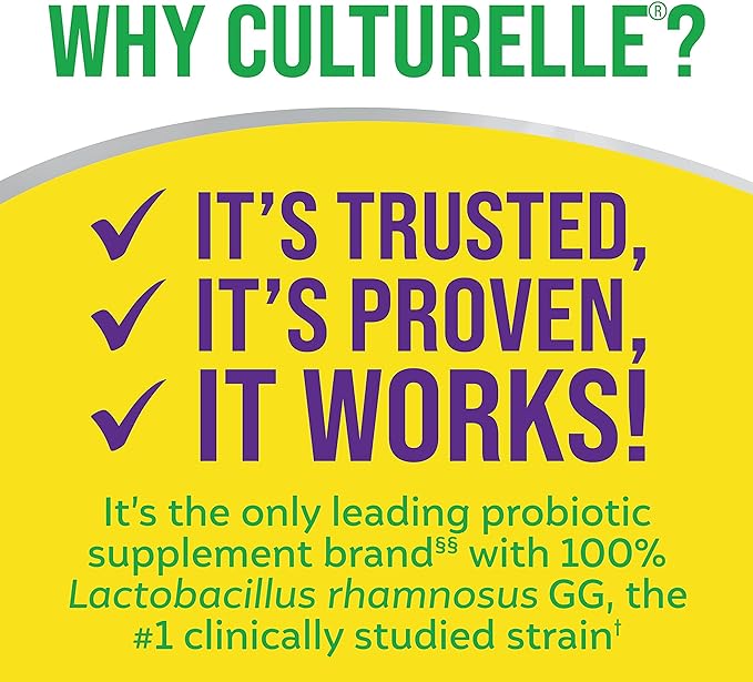 Culturelle Pro Strength Daily Probiotic, Digestive 4 Month 60 Count 2)