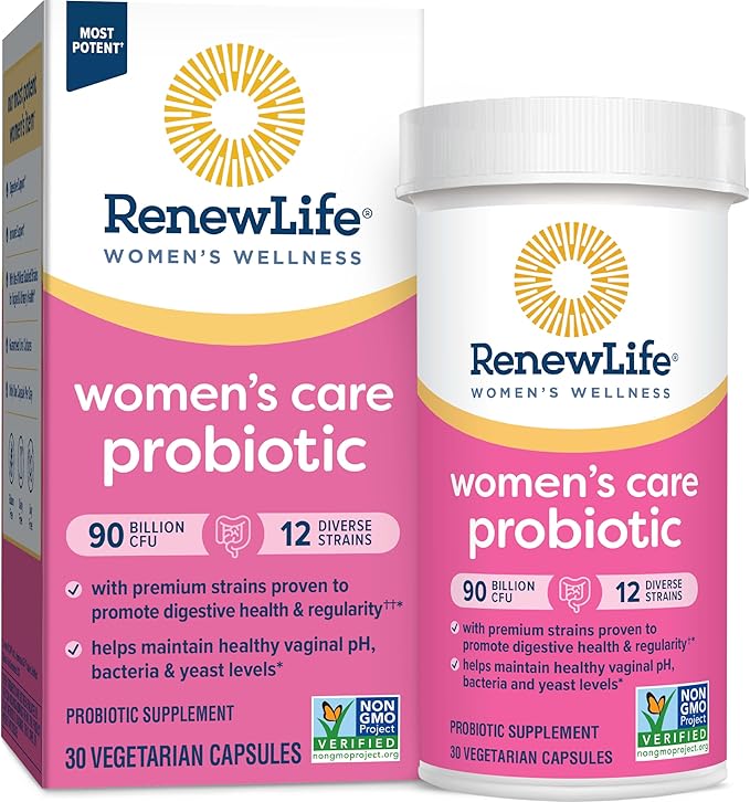 Renew Life Women's Probiotic Capsules, Supports 90 Billion 30 Ct