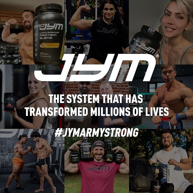JYM Greens Super Food Powder for Performance, Blueberry Acai, Spirulina, Mushrooms, Vitamins, BroccoPhane & Broccoli, Men & Women, 30 Servings