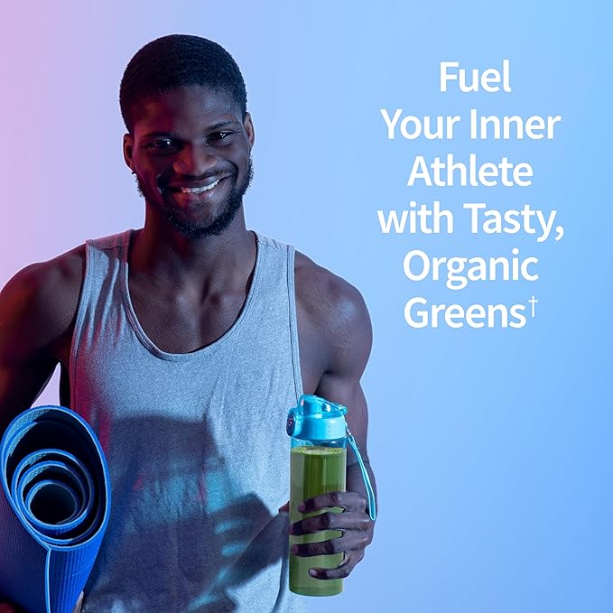 Garden of Life Sport Nutrition Greens and Superfoods Powder for Women and Men - Unflavored, Organic Blend - Spirulina, Fruit, Vitamins, Pre & Probiotics, Mushrooms, Athletic Supplements, 30 Servings