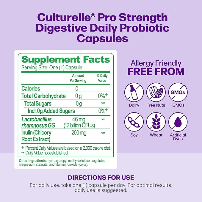 Culturelle Pro Strength Daily Probiotics (2 Month 60 Count