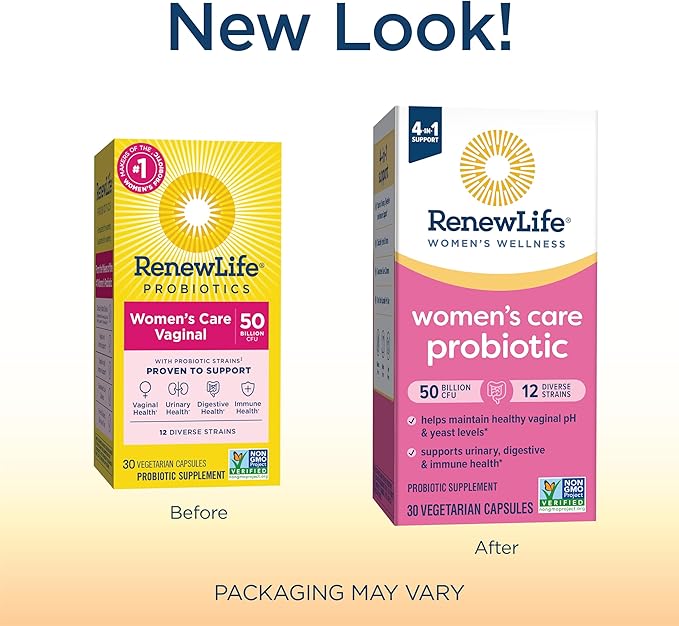 Renew Life Women's Probiotic Capsules, 50 Health(2), L. 30 Count