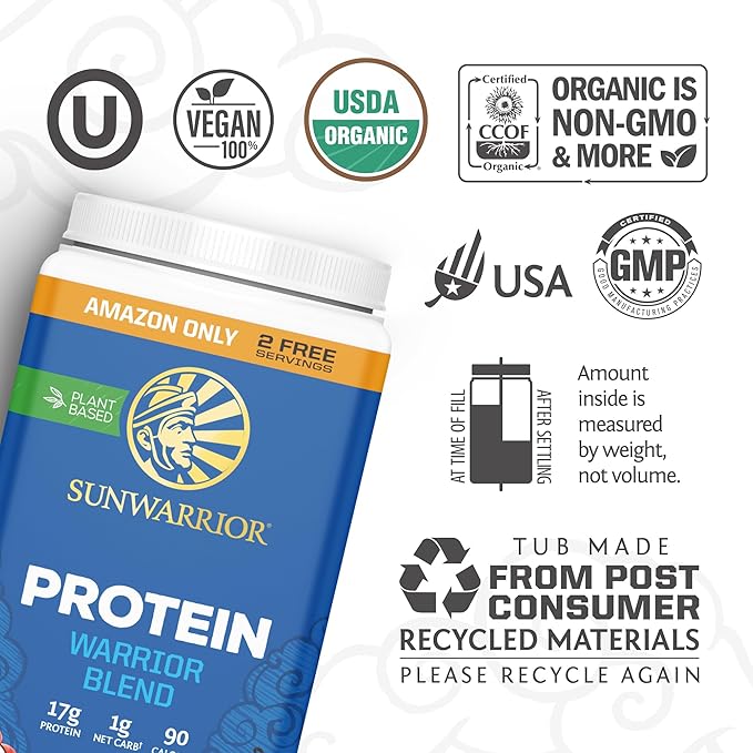 Vegan Protein Powder Plant-based Protein Powder 32 Servings 17g Protein