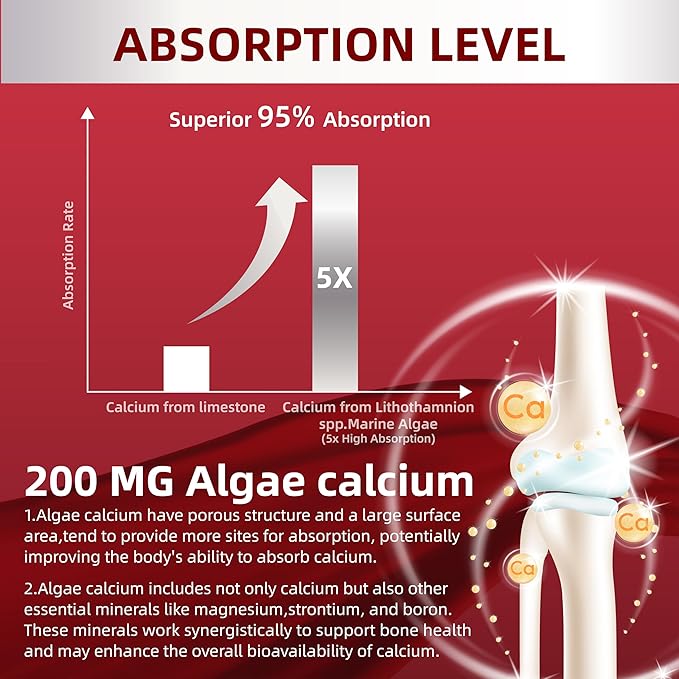 Multivitamin For Her 50+ with No Iron A,C,D3,E,B6,B12&Zinc,Probiotics,Alage Calcium 50+ Multivitamin Free,120 Count