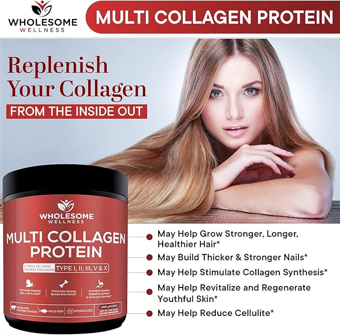 Multi Collagen Protein Powder Hydrolyzed (Type