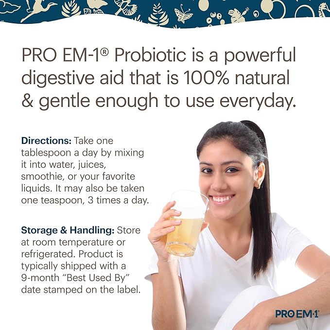 TeraGanix Organic Liquid Probiotic (30 Day Supply), Gut Health Supplement, Dr. Formulated for Adults & Kids, Improves Immune Function, Digestion & Nutrient Absorption, 6 Mil CFU/ml (16 fl oz)