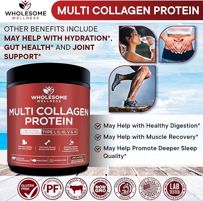 Multi Collagen Protein Powder Hydrolyzed (Type