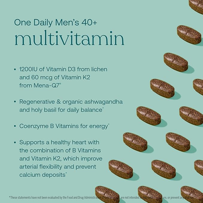 True Grace Men's 40+ One Daily 60 Vegan