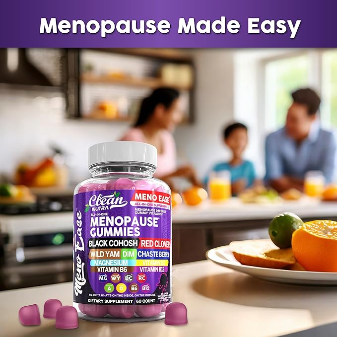 Menopause Supplement for Women Gummies D3, Vitamin B6 B12 B12