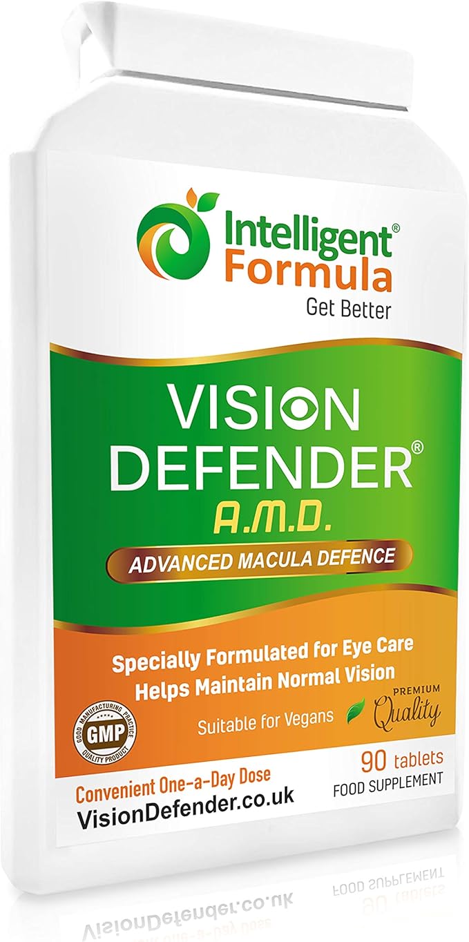 AREDS2 VISION DEFENDER AMD Supplement: Lutein, 2 Eye 3 Months (90 tablets)