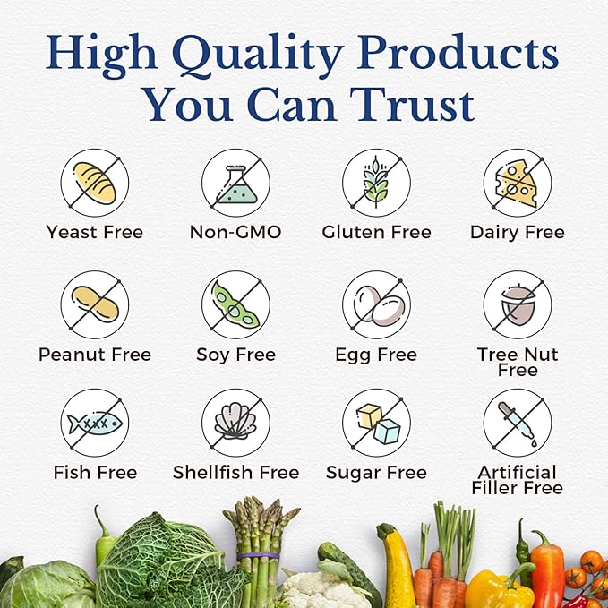 Vitalitown Probiotics 200 Billion CFUs 36 Strains | Shelf Stable, Acid & Bile Resistant | Intensive Digestive & Immune Support | Men & Women Probiotics | Vegan Non-GMO | 60 ct