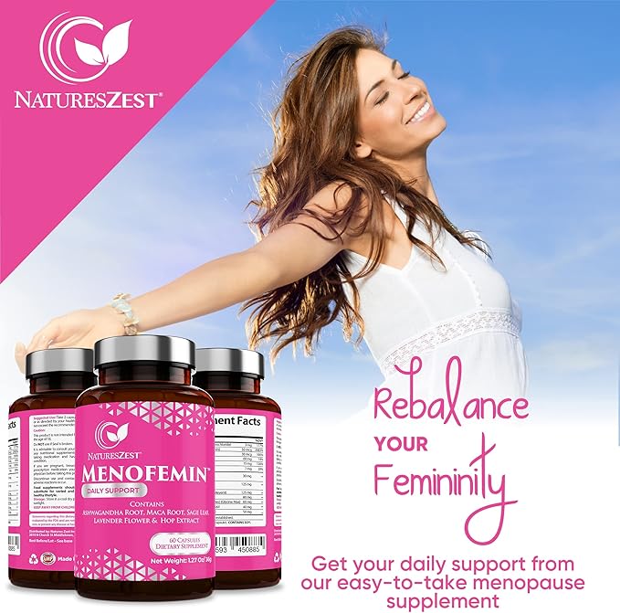 Menopause Supplement - for Perimenopause, Menopause 60 Vegan