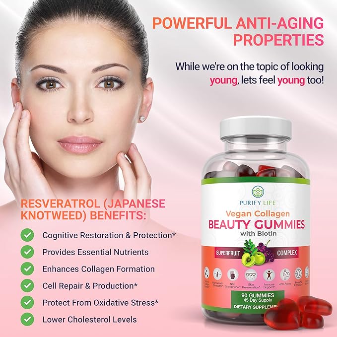 Purify Life Vegan Collagen Gummies (90 Chews)