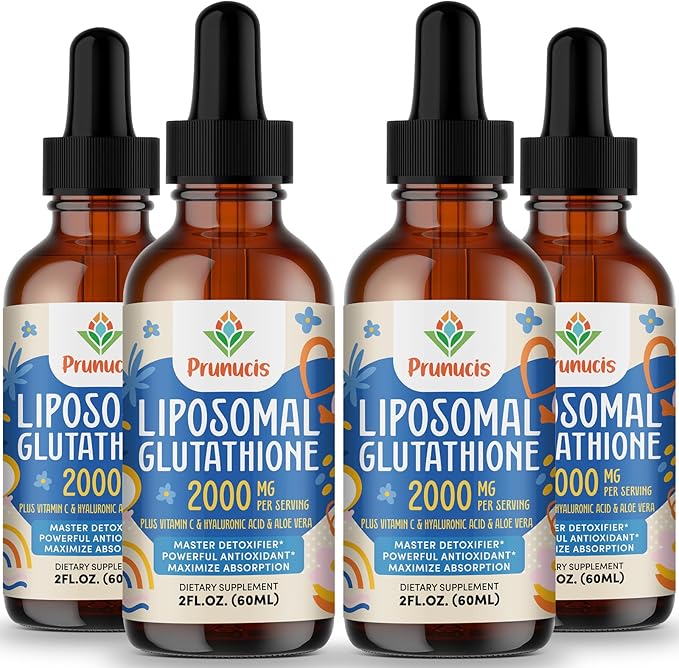 2000MG Liposomal Glutathione Liquid, 98% Absorption, 8 FL.OZ