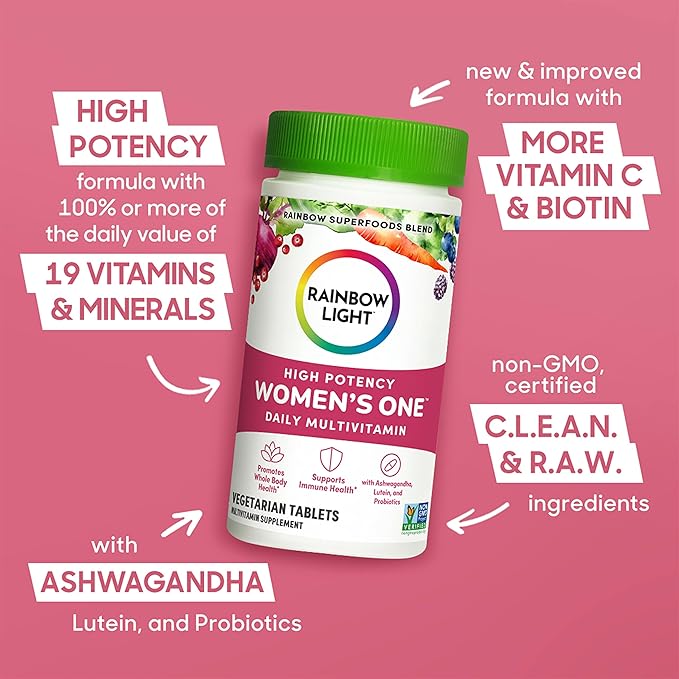 Rainbow Light Multivitamin for Women, Vitamin 90 Tablets