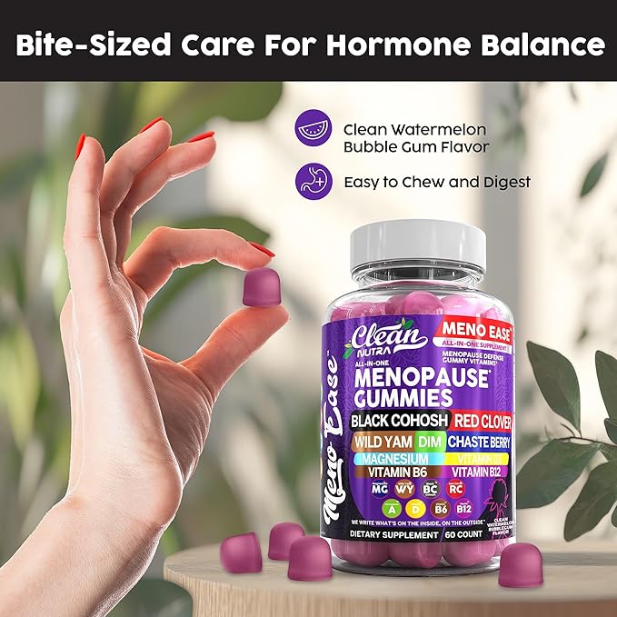 Menopause Supplement for Women Gummies D3, Vitamin B6 B12 B12
