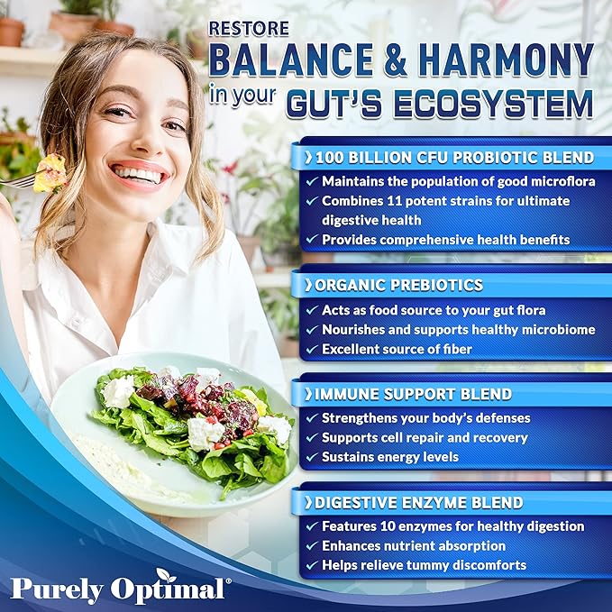 Purely Optimal Premium Probiotics 100 Billion