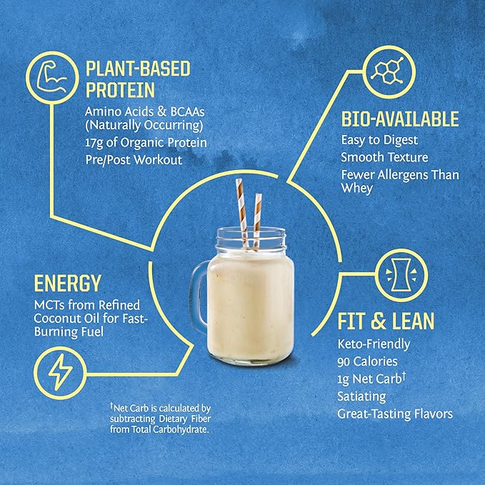 Vegan Protein Powder Plant-based Protein Powder 32 Servings 17g Protein