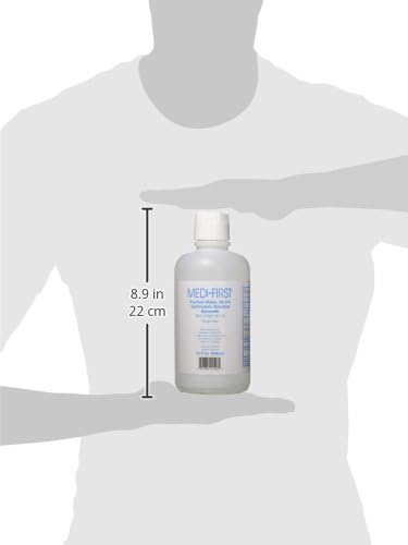 Medi-First 21526 Eyewash, Purified Water, 98.3% 32 Ounces