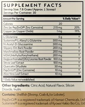 TERRA ORIGIN Healthy Gut Peach Banana 3-Pack, 90 90 Servings 30-Serving tubs)
