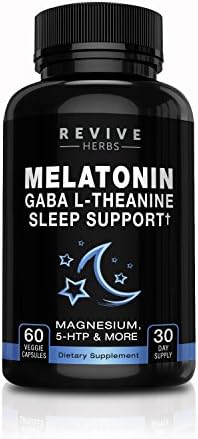 Melatonin, GABA, L-Theanine 60 Veggies 5-HTP, Phellodendron