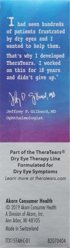 TheraTears Extra Dry Eye Therapy Lubricating 0.5 fl 2 Count(Pack 2)
