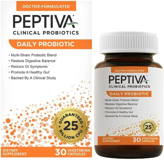 Peptiva Daily Probiotic, 25 Billion CFU, 30 Count