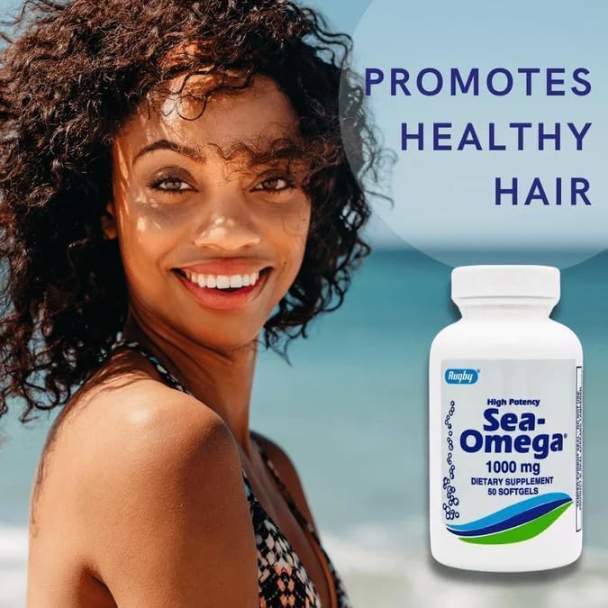 High Potency Rugby 1000mg Natural Deep Omega-3 Fatty 300mg,DHA 200mg)for 200mg)for Brain Health,150 Rapid 1