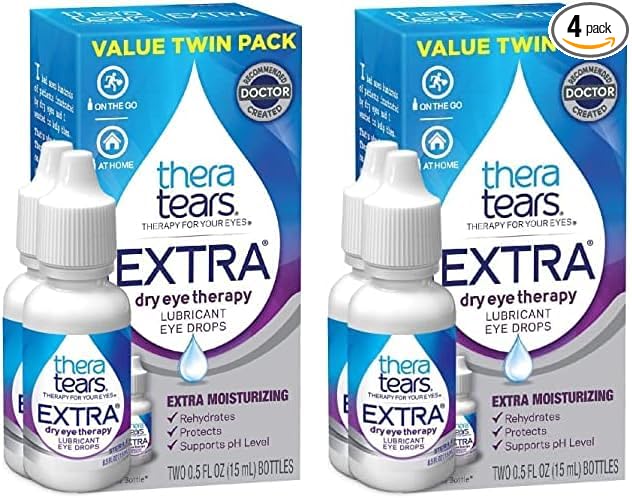 TheraTears Extra Dry Eye Therapy Lubricating 0.5 fl 2 Count(Pack 2)