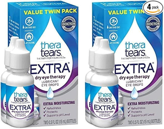 TheraTears Extra Dry Eye Therapy Lubricating 0.5 fl 2 Count(Pack 2)