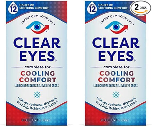 Clear Eyes Cooling Comfort Relief Eye 0.5 Fl 2)