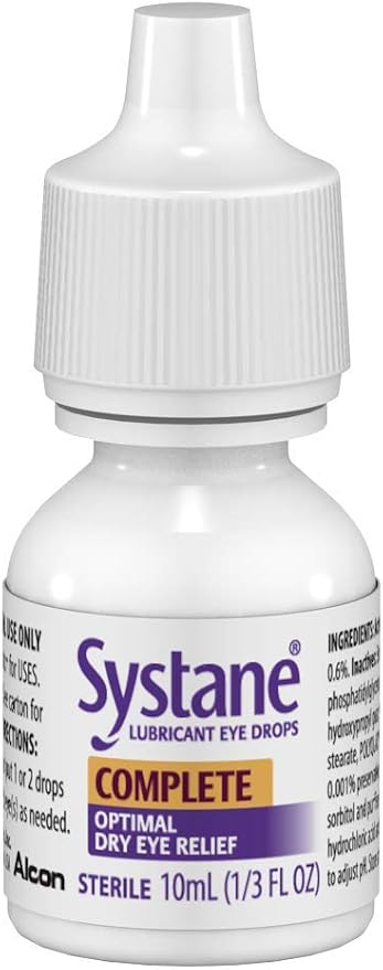Systane Complete Lubricant Eye Drops, 0.34 2)