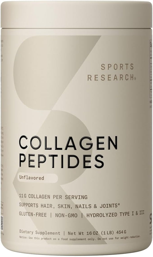 Sports Research Collagen Peptides for Women 1 & 3 Collagen