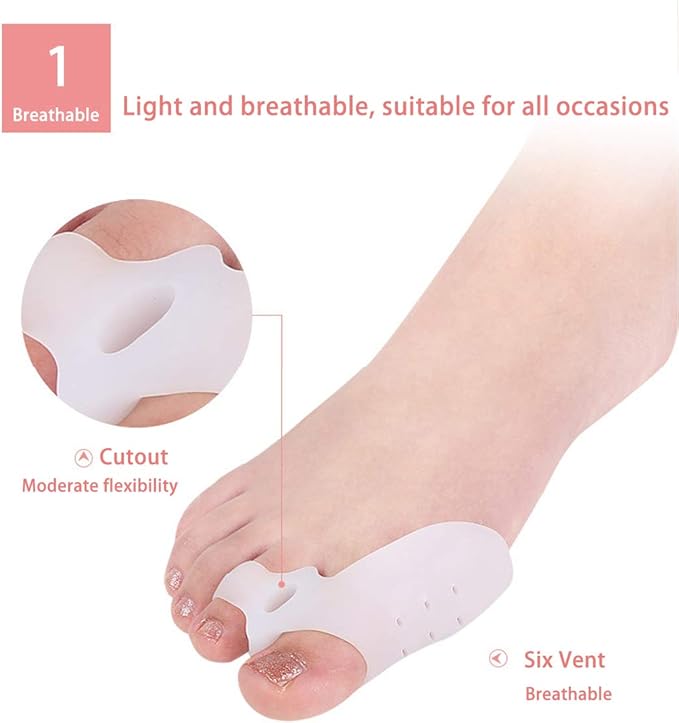 2 Pair Bunion Corrector Pads
