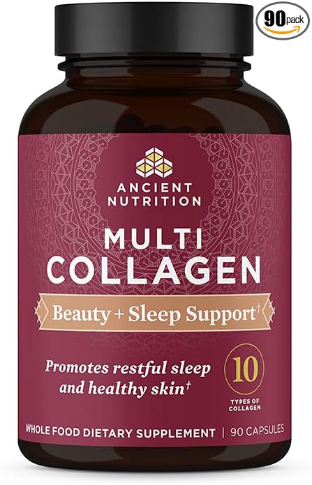 Ancient Nutrition Collagen Pills for Hair, 90 Ct,