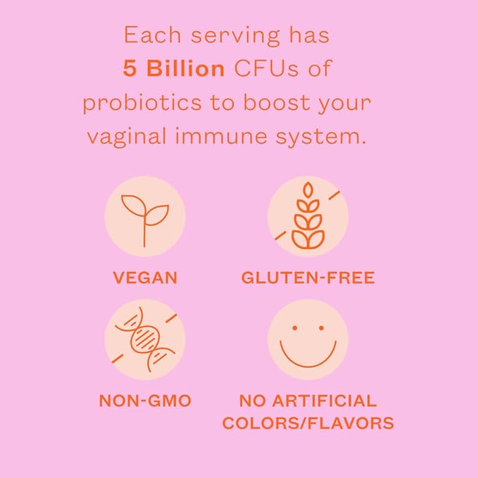 Cheeky Bonsai Balanced Babe Probiotic Gummies for Women, Juicy Strawberry Flavor 60 Count, Probiotic for Women, Urinary Tract Health, Vaginal Health, and pH Balance, 5 Billion CFUs